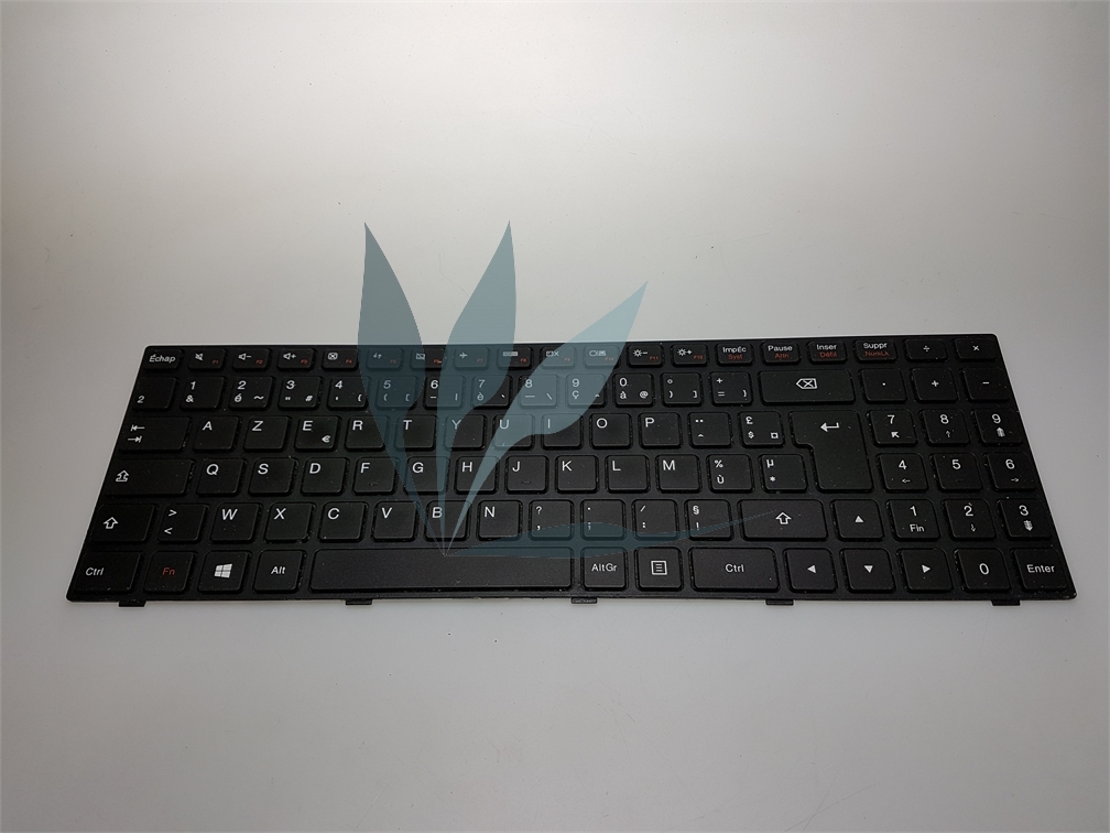 Clavier noir français pour ordinateur portable Lenovo Ideapad 100-15iby